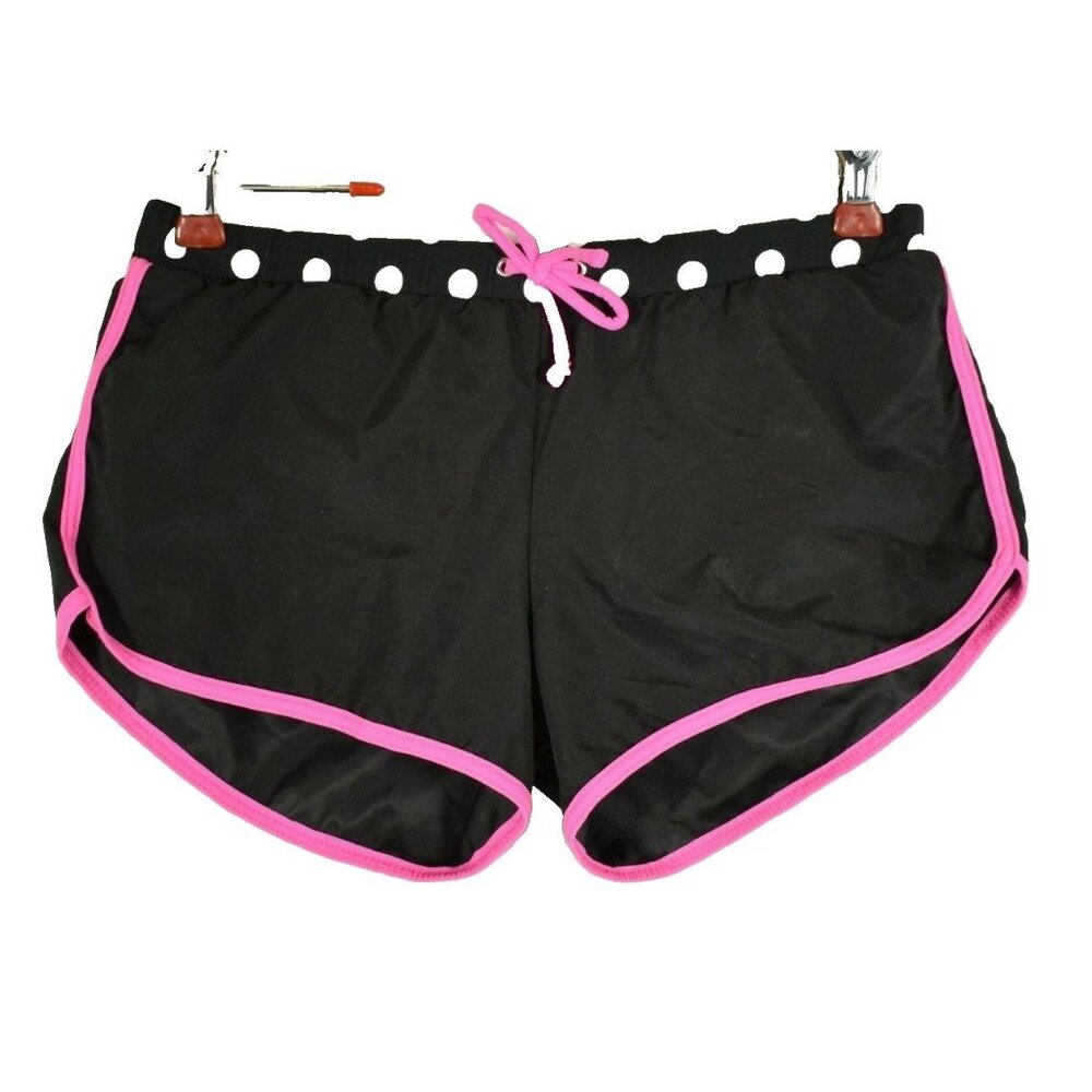 Malibu Juniors Size 12 Black Polka Dots Board Shorts New without Tags